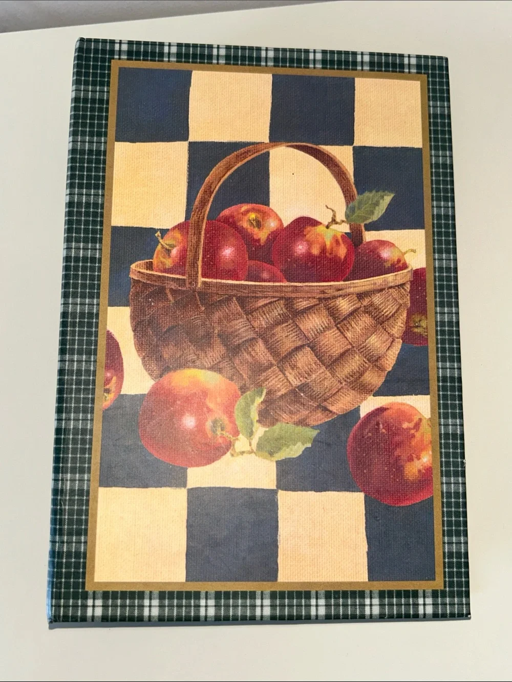 Vintage Recycled Paper Recipe Book Yesterboard Recipe Keepsake Binder 1996